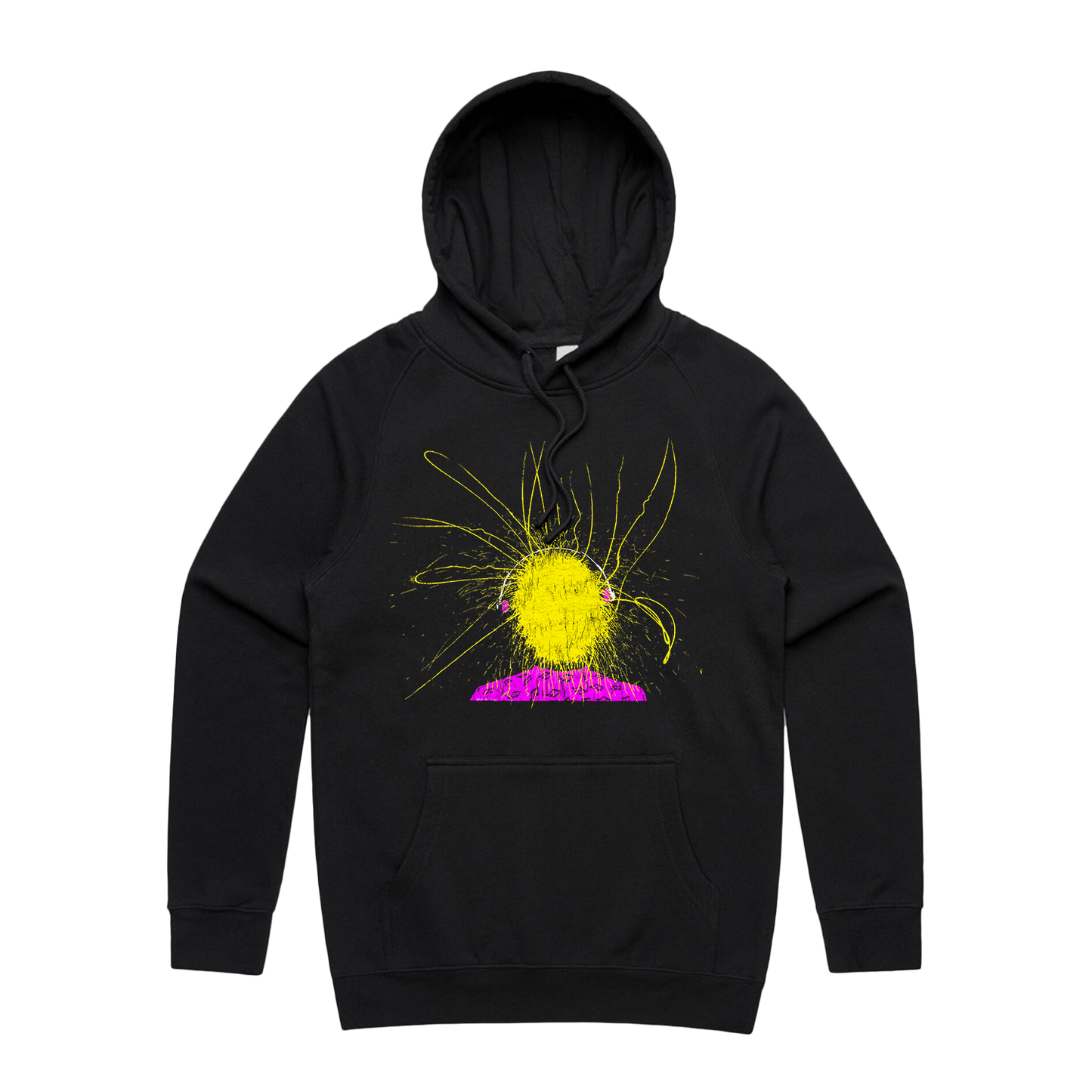 50 YEARS: Exploding Head Hoodie Black
