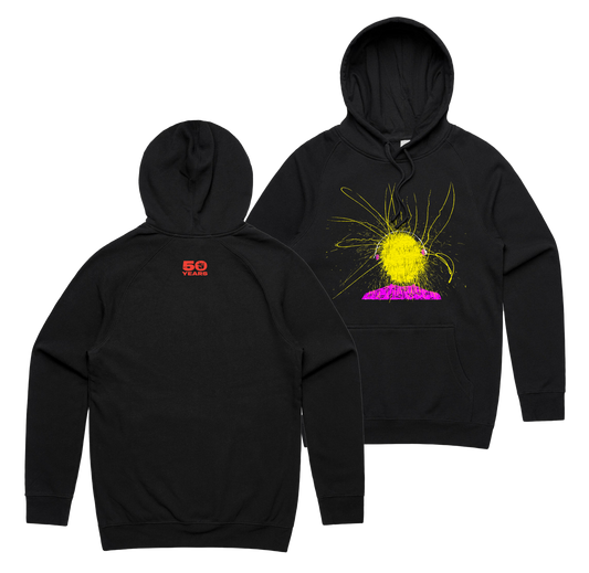50 YEARS: Exploding Head Hoodie Black