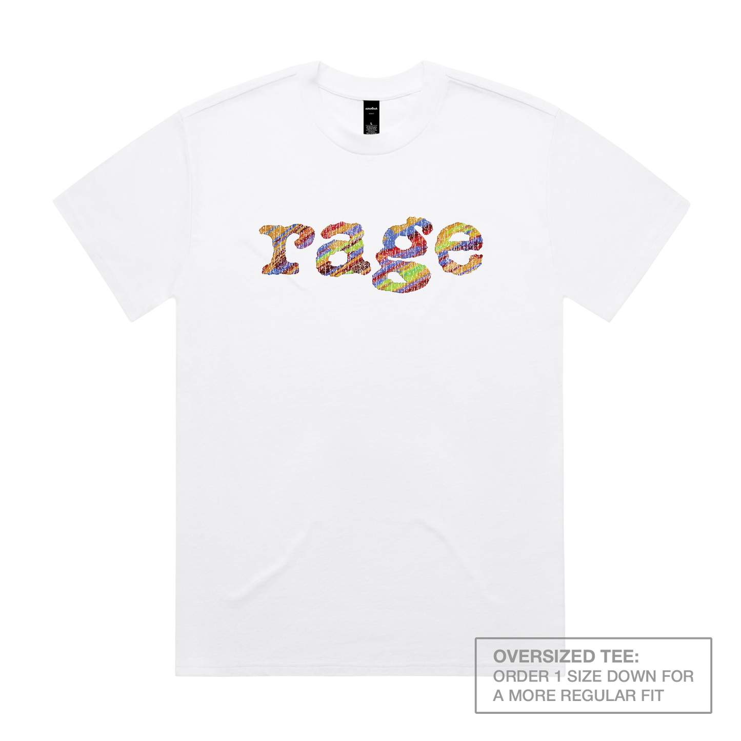 Vintage Logo Oversized Heavy Tee White