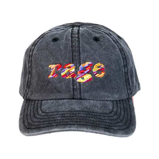 Rage Vintage, Embroidered Logo Stone Washed Dad Cap