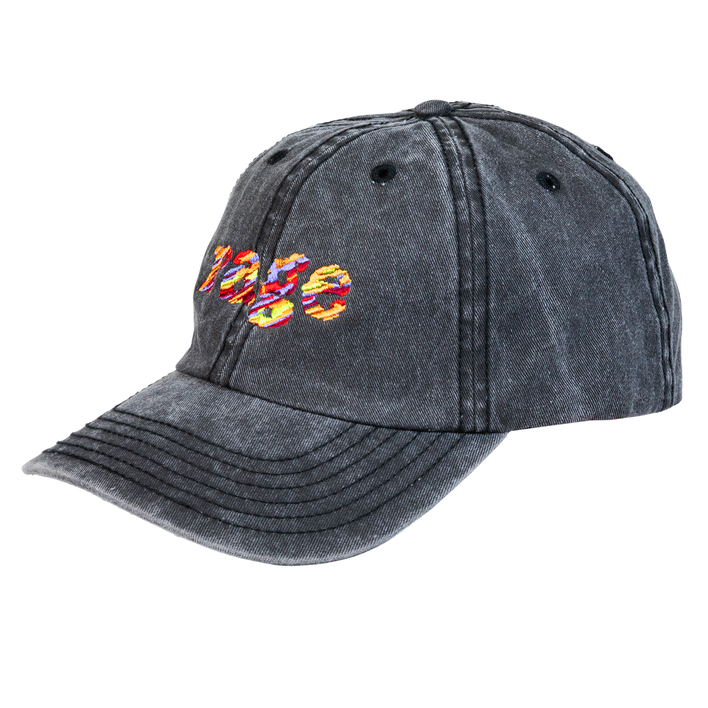 Rage Vintage, Embroidered Logo Stone Washed Dad Cap