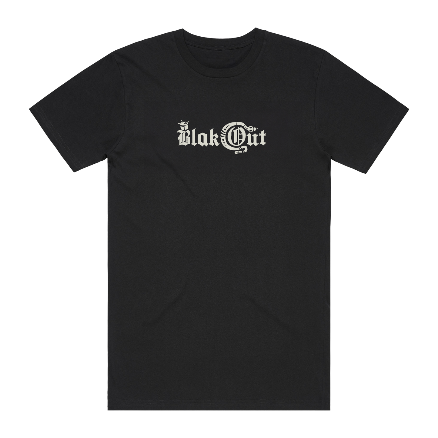 Blak Out Logo Tee (Black)