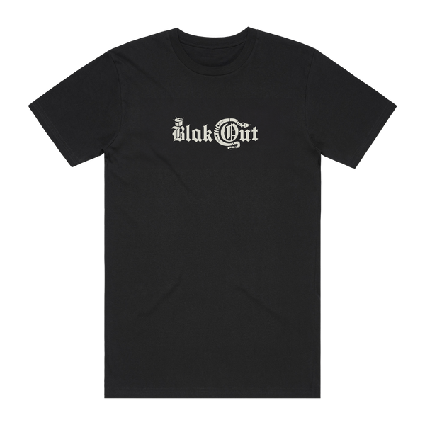 New Blak Out Logo Tee (Black)