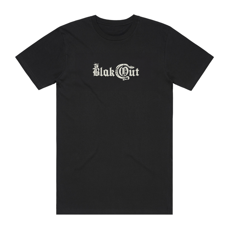 New Blak Out Logo Tee (Black)