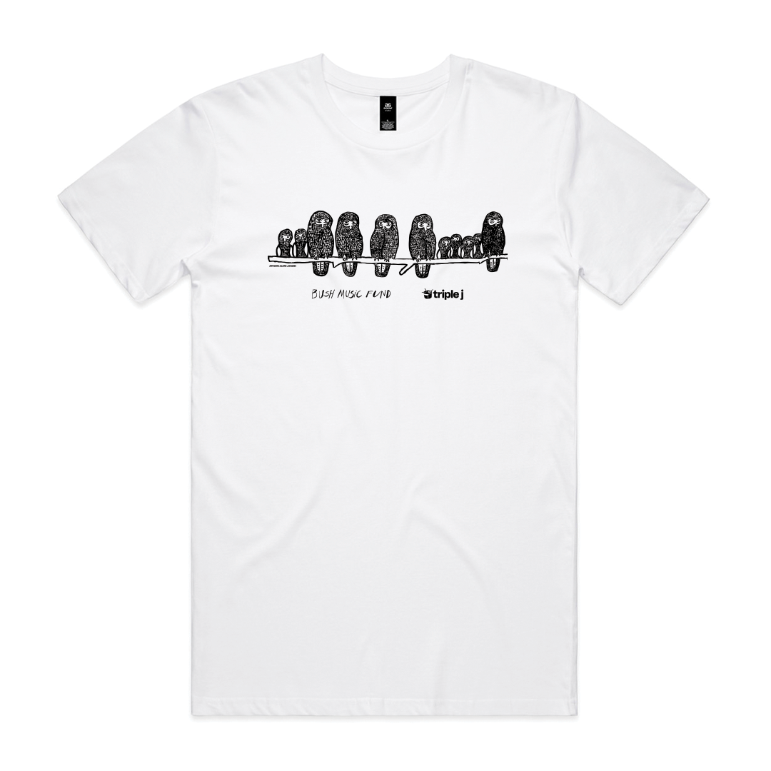 Bush Music Fund Tee White