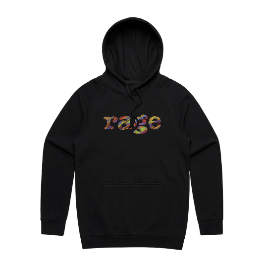 Rage Vintage Logo Hoodie