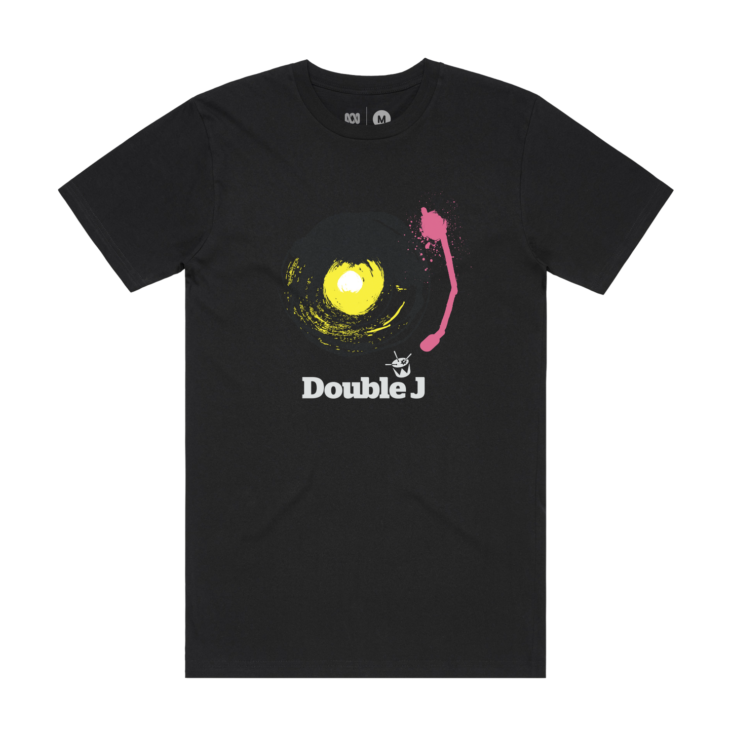 Double J Vinyl Black Tee