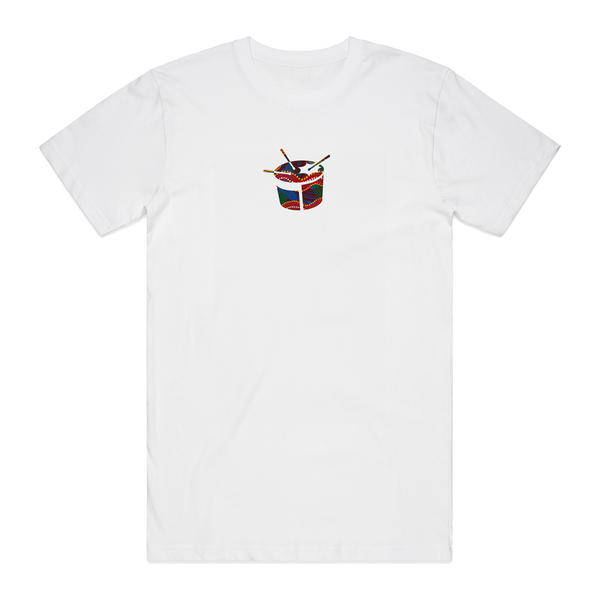 New Indigenous Triple j Drum Tee (White)