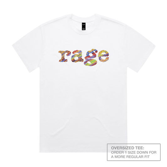 Vintage Logo Oversized Heavy Tee White