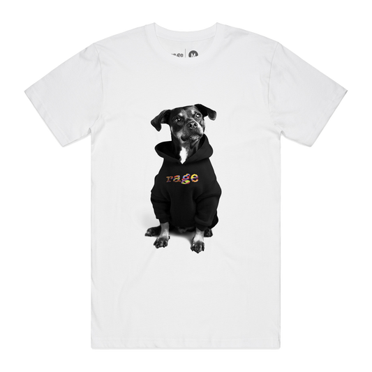 Rage Doghoodie Tee (White)