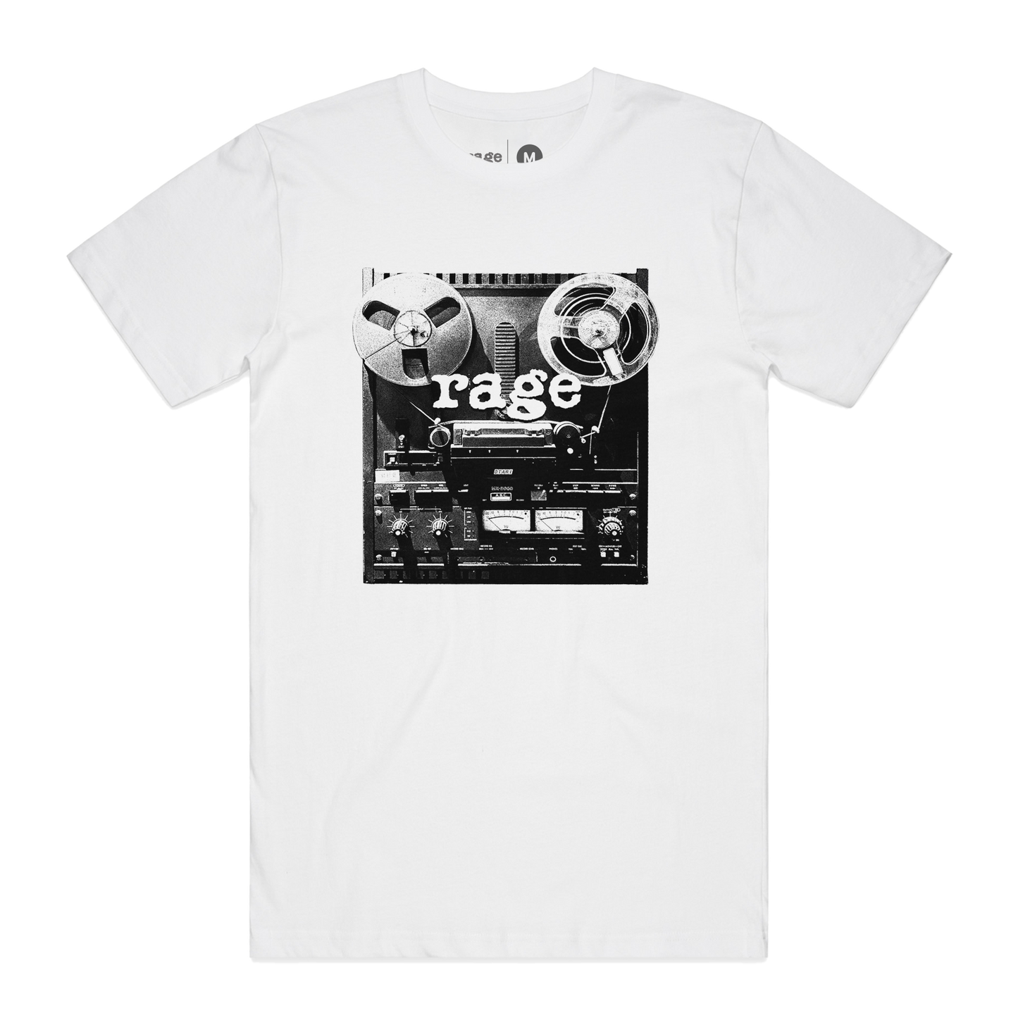 Rage Reel Tee (White)