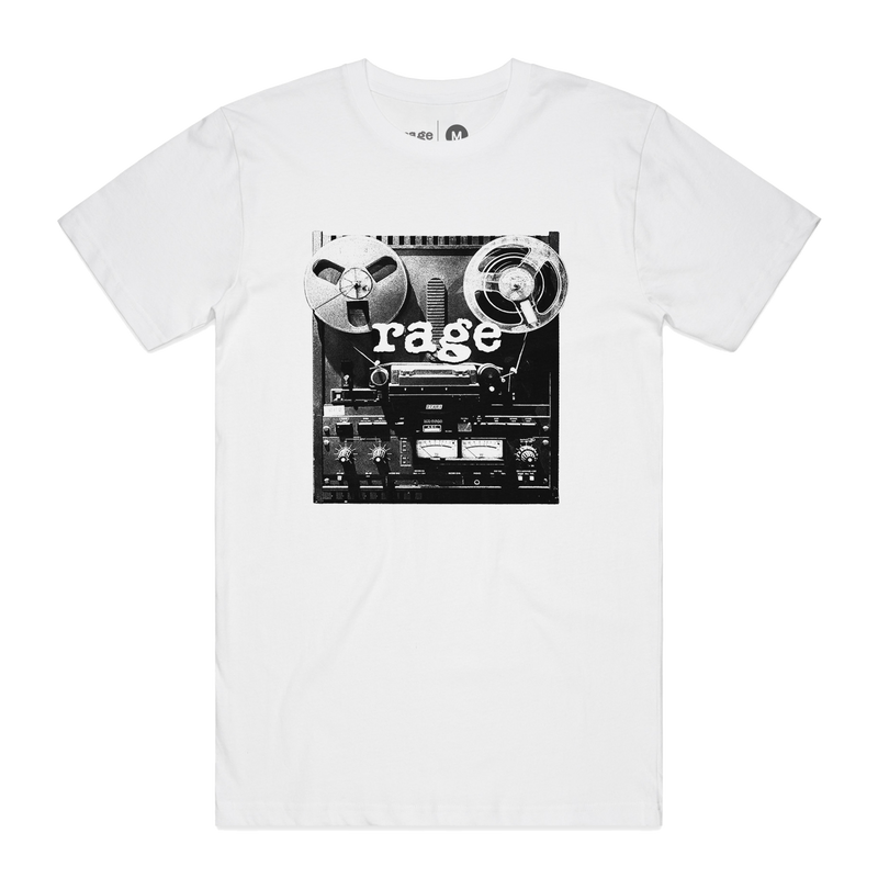 Rage Reel Tee (White)