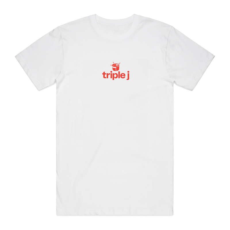 New Triple j Logo Tee (White)