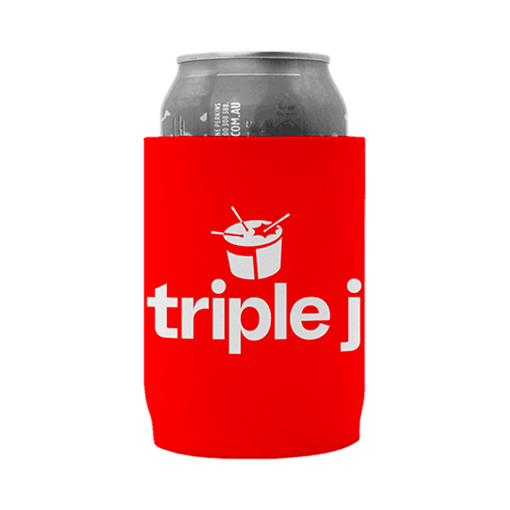 Triple J Red Stubby Cooler