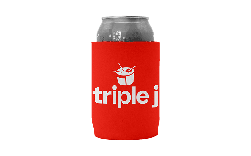 Triple J Red Stubby Cooler