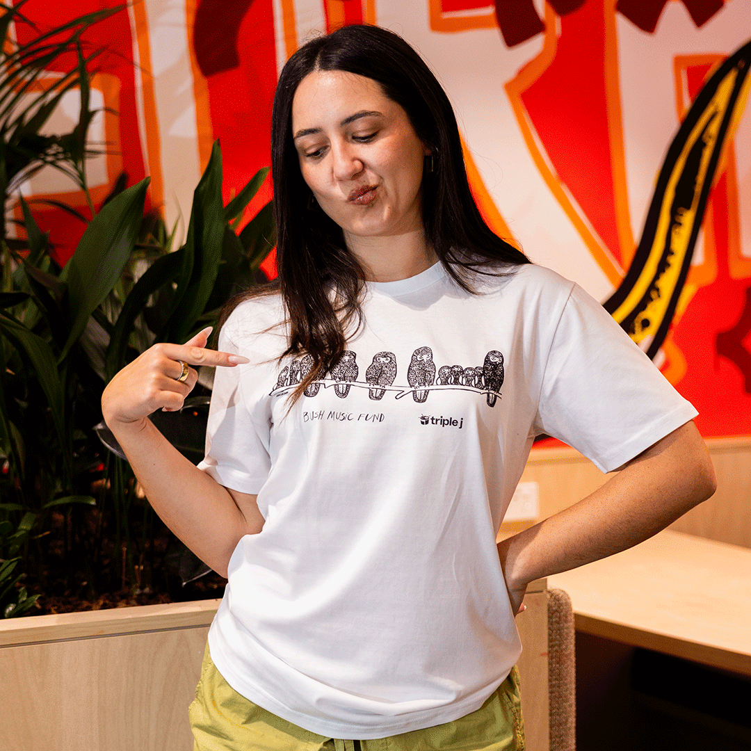 Bush Music Fund Tee White