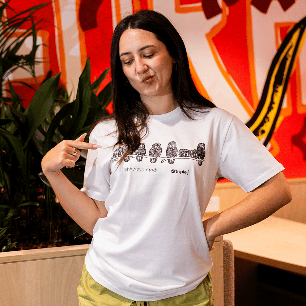Bush Music Fund Tee White – triple j store
