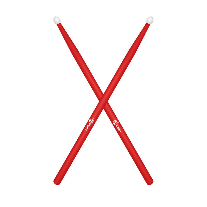 triple j Logo Drumsticks (Red)