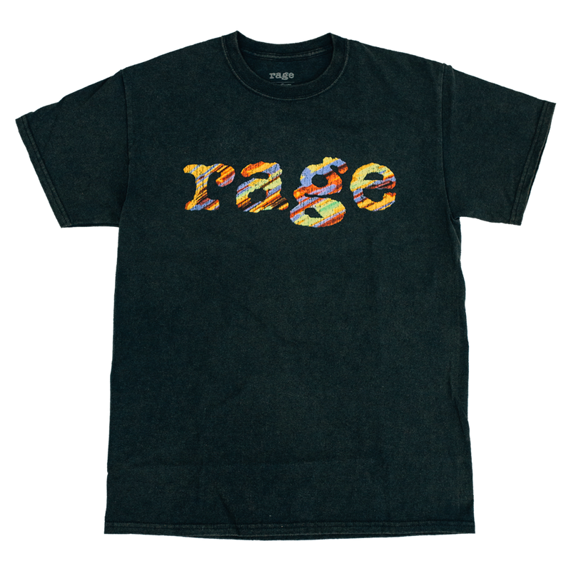 Rage Vintage Logo Tee (Black)