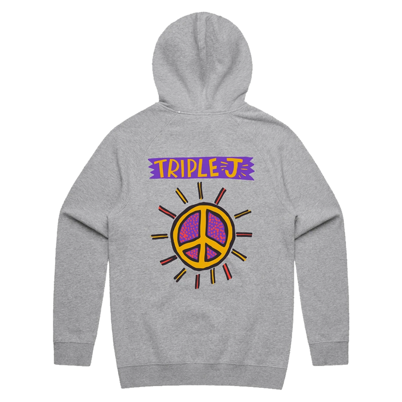 triple j Peace Hoodie (Grey)