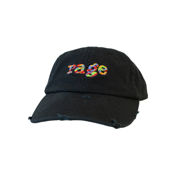 Rage Vintage Distressed Hat (Black)